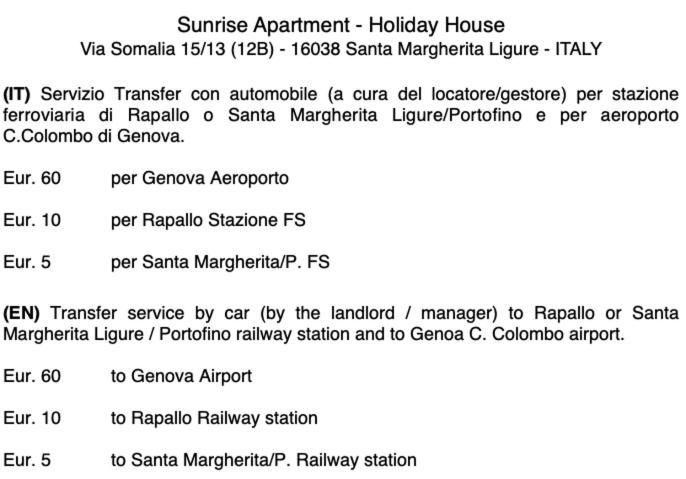 Sunrise Apartment Santa Margherita Ligure Luaran gambar